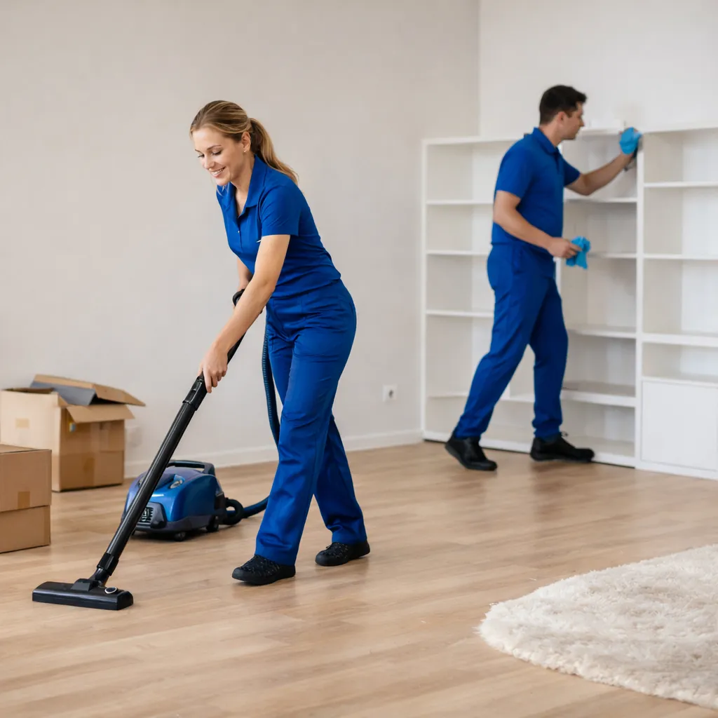 Professional Airbnb cleaning in Miami by a man and woman
